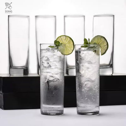 Crystal Seamless Heavy Bottom Collins Glass - 385ML