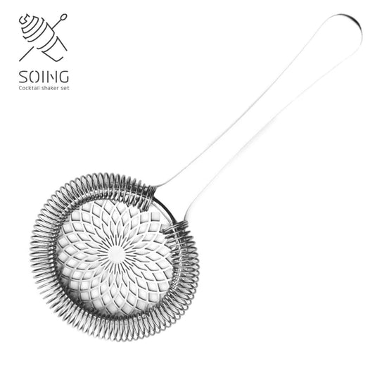 SOING Colador Hawthorne de Acero Inoxidable con Diseño de Girasol
