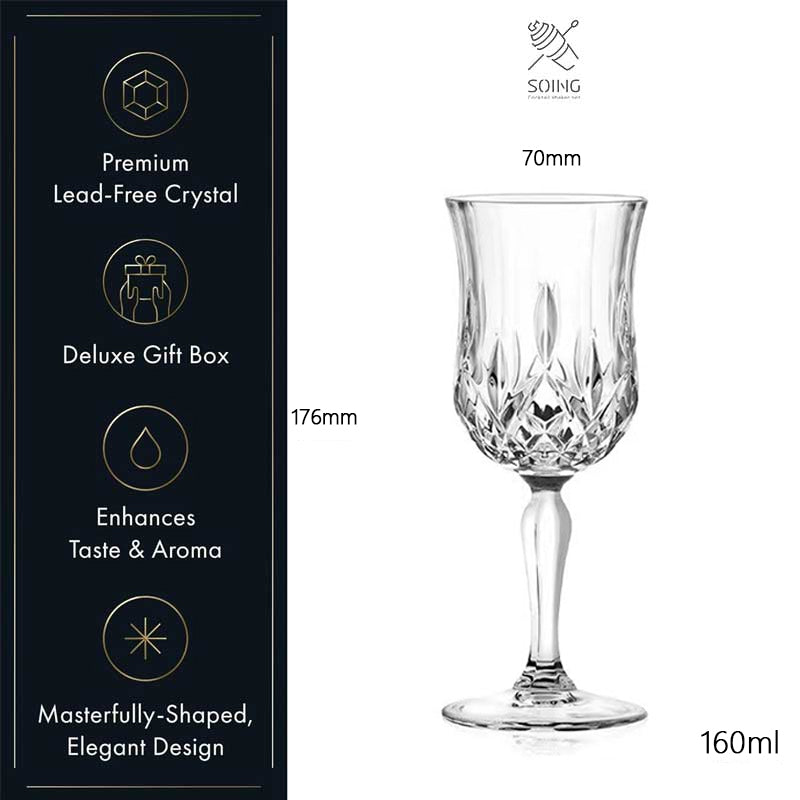 160ml Spirit Glass - Whispering Crystal Elegance