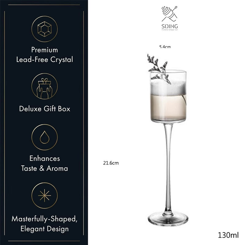 130ml Straight-Segment Champagne Glass - Opal Verse (S)