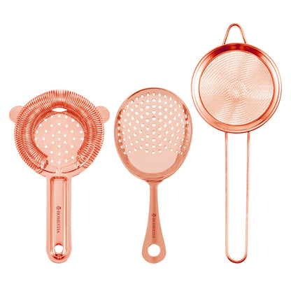 SOING Copper Bar Strainer Set Barware 3 PCS